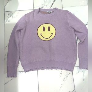 Miss Sparkling Smile Face Sweater